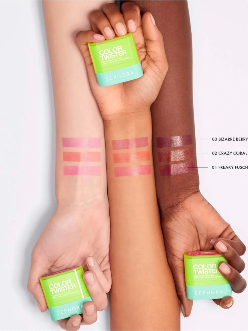 SEPHORA COLLECTION Color Twister Color Changing Oil-in-Stick for Lip + Cheek